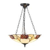 Interiors1900 111879 Ingram - Satin Black 3 Light Pendant