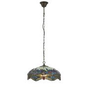 Interiors1900 112195 Dragonfly - Satin Black Pendant