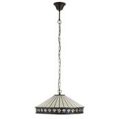 Interiors1900 112196 Fargo - Satin Black Medium Pendant