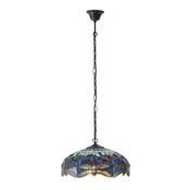Interiors1900 64080 Dragonfly - Satin Black 3 Light Pendant image