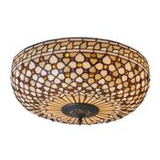 Interiors1900 64276 Mille Feux - Satin Black 2 Light Flush