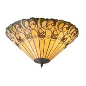 Interiors1900 70706 Jamelia - Satin Black 2 Light Semi Flush