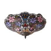 Interiors1900 70709 Sullivan - Satin Black 2 Light Flush