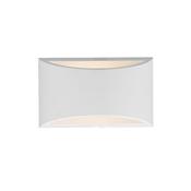 Dar HOV072 Hove - White Ceramic Up&amp;Down Washer Wall Lamp