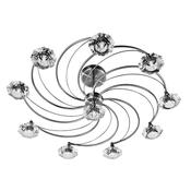 Dar LUT2375 Luther - Antique Brass 10 Light Centre Fitting image