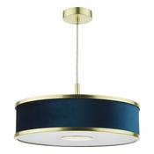 Dar ALV1023 Alvaro - Brushed Brass 3 Light Pendant 