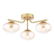 Dar_Vol3 EDE5335 Ede - Satin Gold 3 Light Semi Flush image