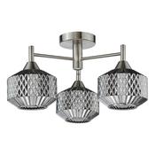 Dar_Vol3 FAB5338 Fabrienne - Satin Nickel 3 Light Semi Flush