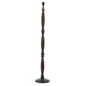 Dar HAY4947 Hayward - Base Only - Dark Wood Floor Lamp