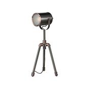 Jake - Antique Silver &amp; Copper Table Lamp image