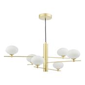 Dar JAS0635 Jasper - Gold 6 Light Centre Fitting image