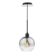 Dar LYC8622 Lycia - Black Pendant with Mirrored Ombre Glass image