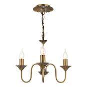 Dar LYD0363 Lydian - Antique Bronze 3 Light Centre Fitting