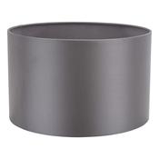 Dar LYR1639 Lyris - Shade Only - 40 cm Grey Cotton Drum Shade
