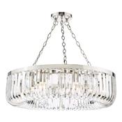 Sigourney - Polished Nickel 8 Light Chandelier with Crystal image
