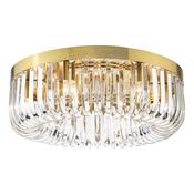 Sigourney - Satin Gold 6 Light Flush with Crystal image