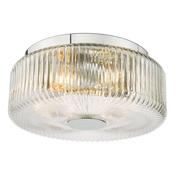 Dar TWY5250 Twyman - Polished Chrome Flush with Clear Glass