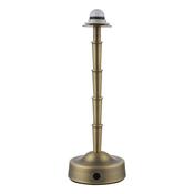 Dar WYM4075 Wyman - Base Only - Rechargeable Antique Brass