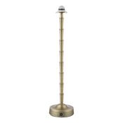 Dar WYM4275 Wyman - Base Only - Rechargeable Antique Brass