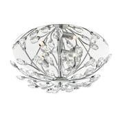 Dar-ZAF5350 Zafir - Crystal Flower Beads with Chrome Flush