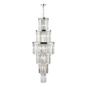 Angel - Polished Chrome 28 Light Chandelier with Crystal image