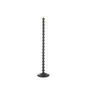 Dar AZA4922 Azana - Base Only - Satin Black Wooden Floor Lamp