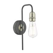 Dar_Vol3 KIE0722 Kiefer - Antique Brass &amp; Black Wall Lamp image