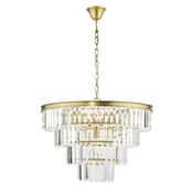 Rhapsody - Bronze 6 Light Chandelier with Crystal image