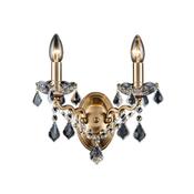 Cork Lighting CB9010/2AG Toledo - Aged Gold 2 Light Wall Lamp