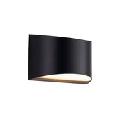 Cork Lighting EL2045/BL Clarisa - Black &amp; White LED Bulkhead