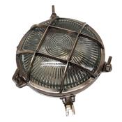 Cork Lighting ELARRAN/ANT Span - Antique Brass Bulkhead Light