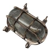 Cork Lighting ELDOCK/ANT Span - Antique Brass Bulkhead Light