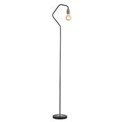 Cork Lighting FL1966/BL+AB Venus - Black &amp; Antique Brass Floor