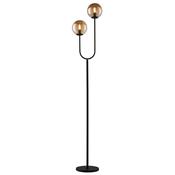 Cork Lighting FL2330/2BL Taishan - Black 2 Light Floor Lamp