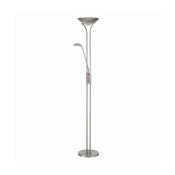 Monah - Satin Nickel Mother &amp; Child LED Floor Lamp image