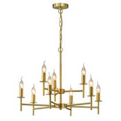 Cork Lighting LF1824/6+3MB Passo - Painted Gold Centre Fitting