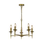 Aradena - Matt Brass 5 Light Centre Fitting image