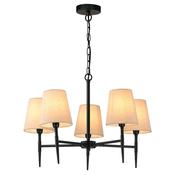 Cork Lighting LF2840/5BLK Shandon - Black Centre Fitting