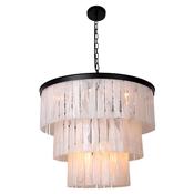 Cork Lighting PF1052/12BL Maison - Black Chandelier
