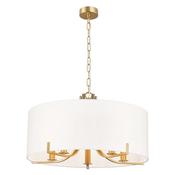 Cork Lighting PF2019/5SB Peillon - Satin Brass 5 Light Pendant