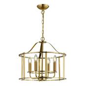 Cork Lighting PF24756/4MB Adare - Matt Brass 4 Light Lantern