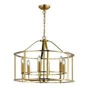 Cork Lighting PF24756/6MB Adare - Matt Brass 6 Light Lantern