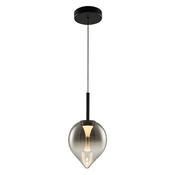 Vetro - Black LED Pendant with Smoked Glass image