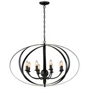 Cork Lighting PF5062/8BL Salito - Matt Black Centre Fitting
