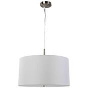 Cork Lighting PF7556/GREY Rouen - Satin Silver Pendant