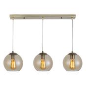 Cork Lighting PFGLOBE200/3AMB Globe - Antique Brass Fitting