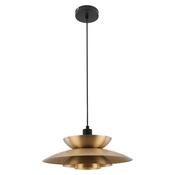 Cork Lighting PFRETROL/BLBR Retro - Black &amp; Brass Pendant