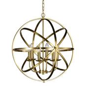 Cork Lighting PL5343/6MB Besca - Matt Brass 6 Light Pendant