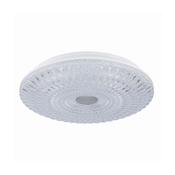 Lennert - Clear &amp; White CCT Flush with Remote Control IP44 image