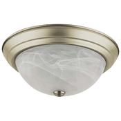 Cork Lighting SF7040/ANT Alveus - Antique Brass 2 Light Flush